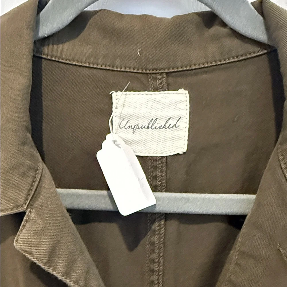 Olive green jumpsuit - Picture 3 of 8